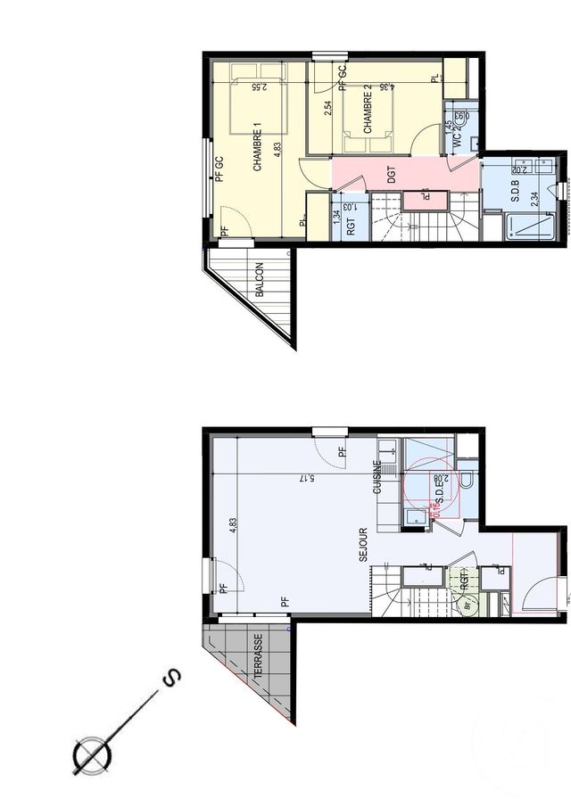 maison à vendre - 3 pièces - 72.02 m2 - ST RAPHAEL - 83 - PROVENCE-ALPES-COTE-D-AZUR - Century 21 Sud Habitat