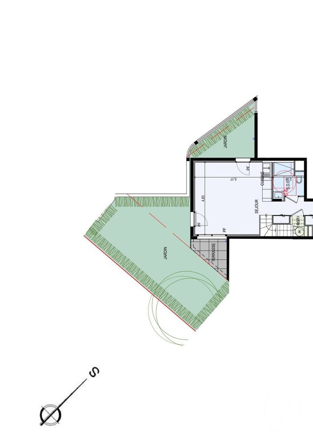 maison à vendre - 3 pièces - 72.02 m2 - ST RAPHAEL - 83 - PROVENCE-ALPES-COTE-D-AZUR - Century 21 Sud Habitat