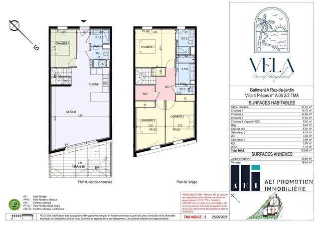 maison à vendre - 5 pièces - 126.06 m2 - ST RAPHAEL - 83 - PROVENCE-ALPES-COTE-D-AZUR - Century 21 Sud Habitat