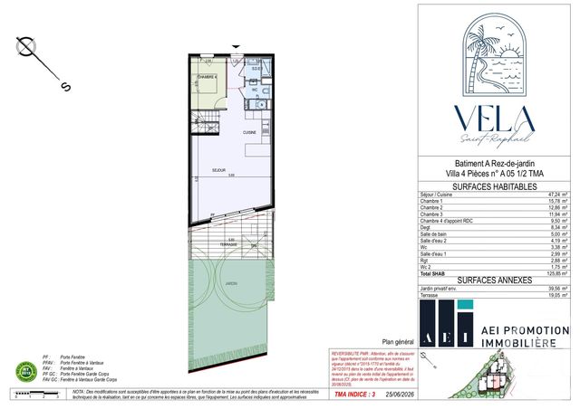 maison à vendre - 5 pièces - 126.06 m2 - ST RAPHAEL - 83 - PROVENCE-ALPES-COTE-D-AZUR - Century 21 Sud Habitat